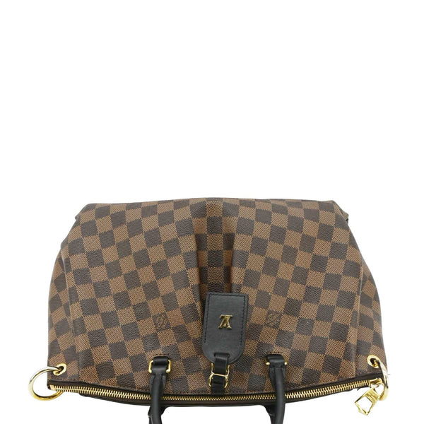 LOUIS VUITTON Odeon MM Damier Ebene Shoulder Bag Black