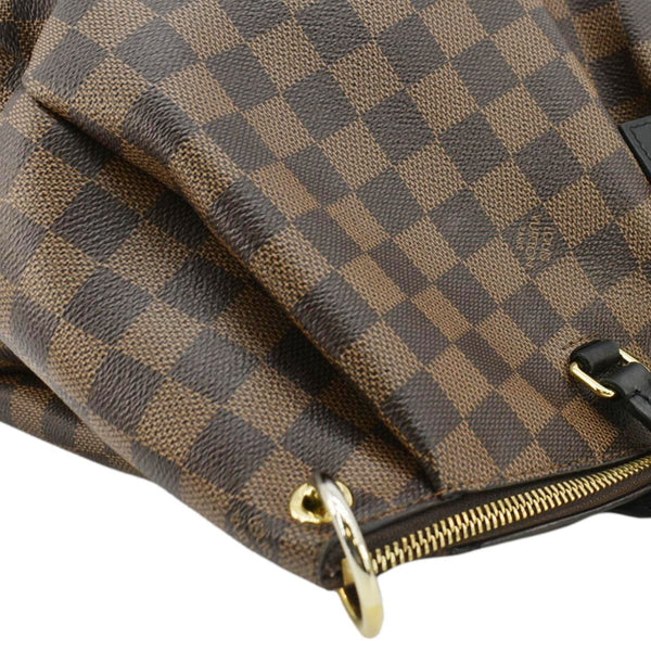 LOUIS VUITTON Odeon MM Damier Ebene Shoulder Bag Black