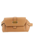 HERMES Elan Leaher Pocket Belt Bag Brown