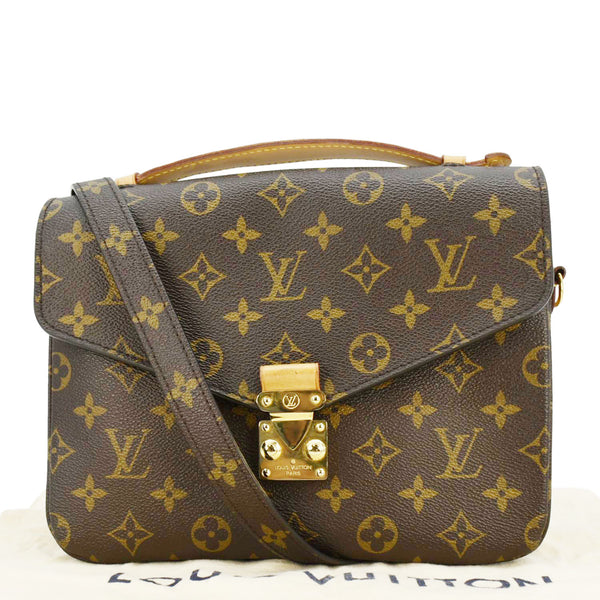 LOUIS VUITTON  Metis Pochette Monogram Canvas Crossbody Bag Brown