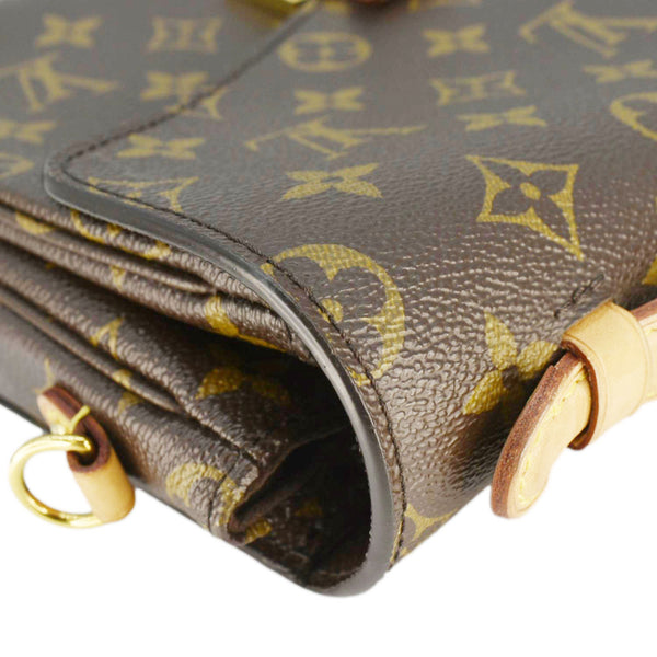 LOUIS VUITTON  Metis Pochette Monogram Canvas Crossbody Bag Brown