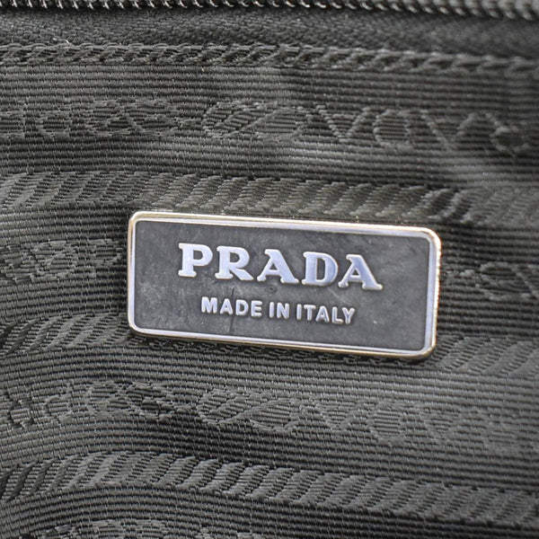 PRADA Re- Nylon Saffiano Leather Viaggio Duffle Bag Black