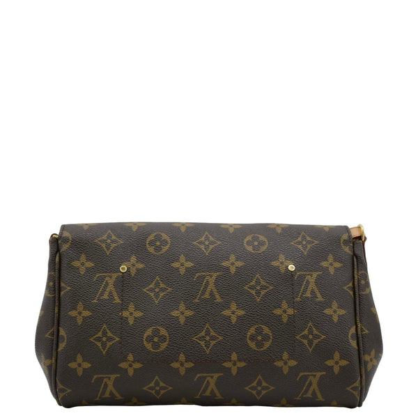 LOUIS VUITTON Favorite MM Monogram Canvas Crossbody Bag Brown