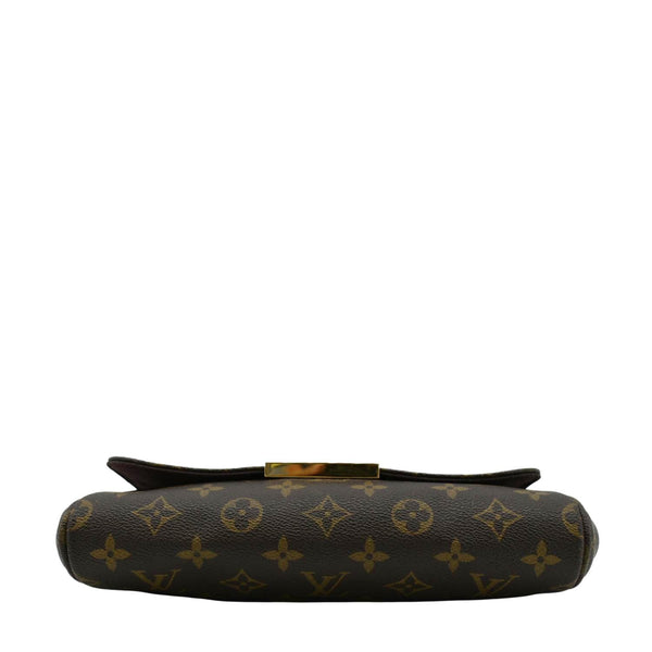 LOUIS VUITTON Favorite MM Monogram Canvas Crossbody Bag Brown