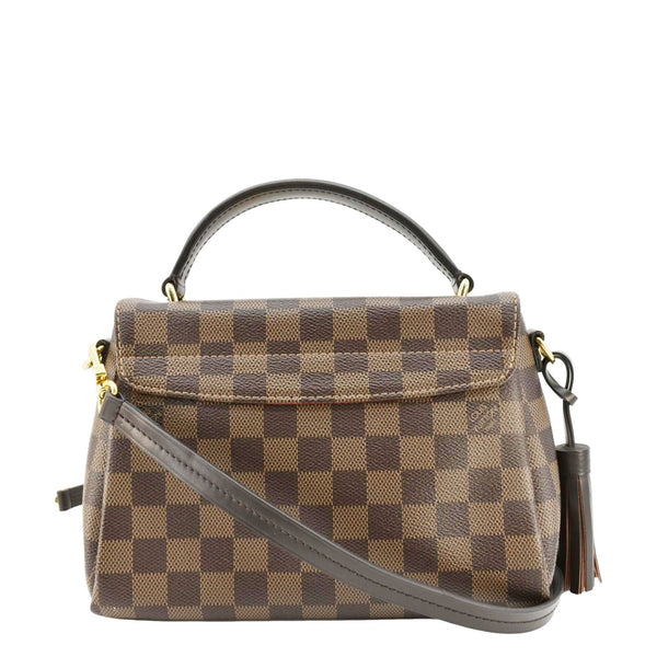 LOUIS VUITTON Croisette Damier Ebene Crossbody Bag Brown