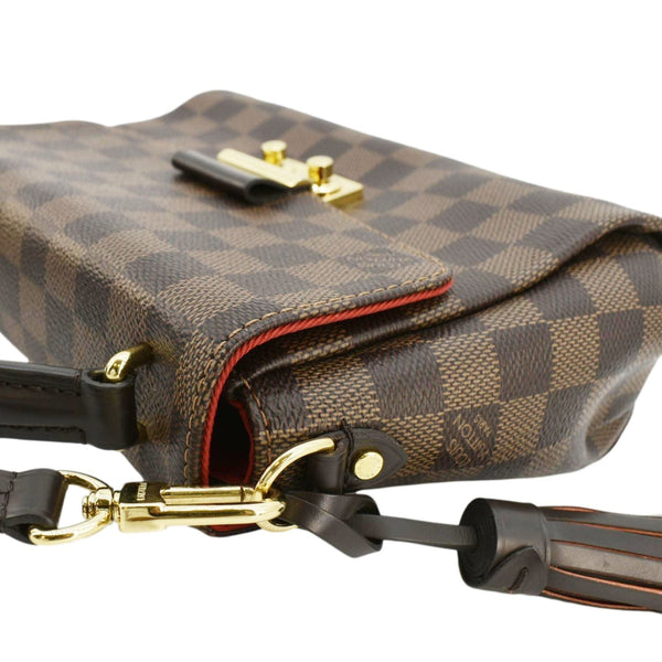 LOUIS VUITTON Croisette Damier Ebene Crossbody Bag Brown