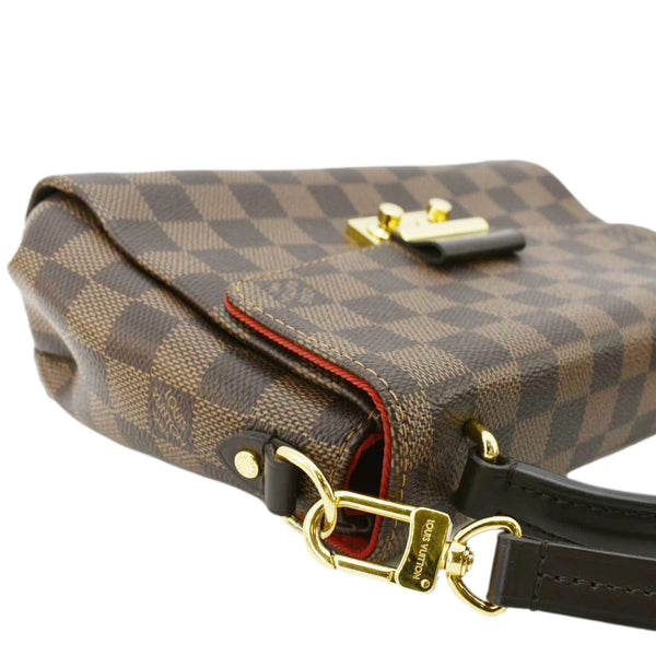 LOUIS VUITTON Croisette Damier Ebene Crossbody Bag Brown