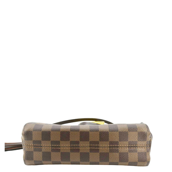 LOUIS VUITTON Croisette Damier Ebene Crossbody Bag Brown