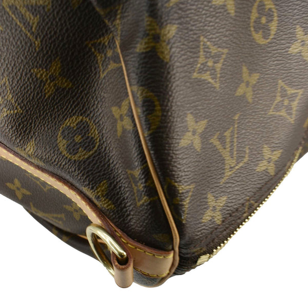 LOUIS VUITTON Keepall 55 Bandouliere Monogram Canvas Travel Bag Brown