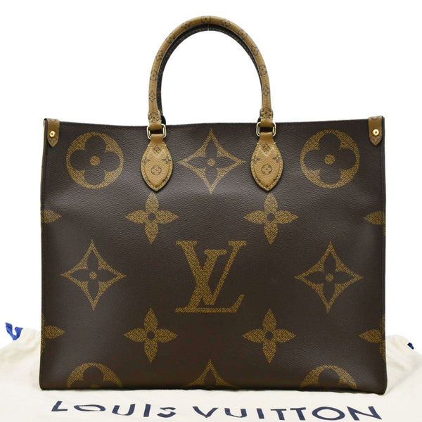 LOUIS VUITTON Onthego GM Giant Monogram front side look