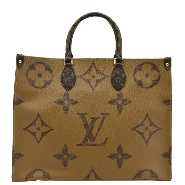 LOUIS VUITTON Onthego GM Giant Monogram back llok