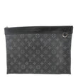 LOUIS VUITTON Monogram Eclipse Pouch Clutch Bag Black