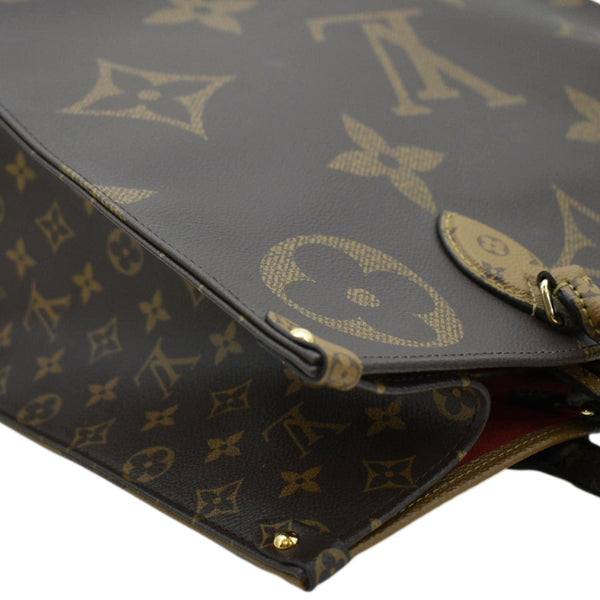 LOUIS VUITTON Onthego GM Giant Monogram corner look