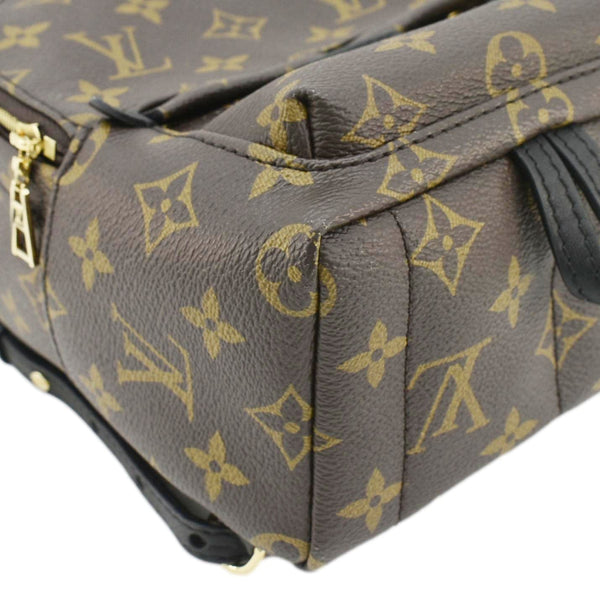 LOUIS VUITTON Palm Springs Mini Monogram Canvas Backpack Brown