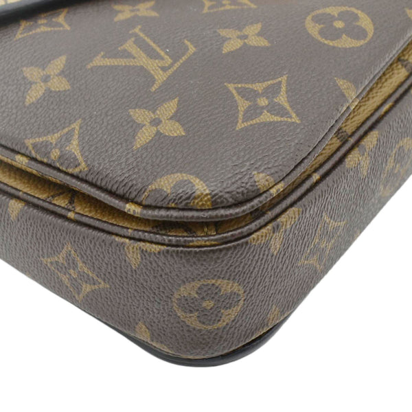 LOUIS VUITTON  Metis Pochette Reverse Monogram Canvas Crossbody Bag Brown