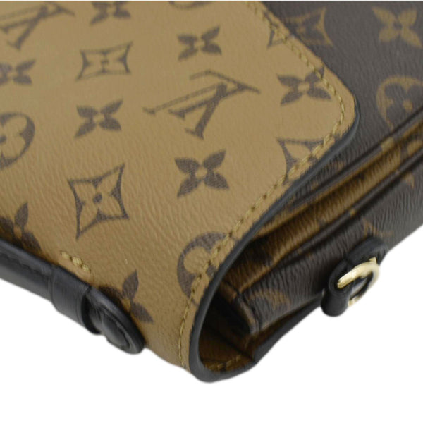 LOUIS VUITTON  Metis Pochette Reverse Monogram Canvas Crossbody Bag Brown