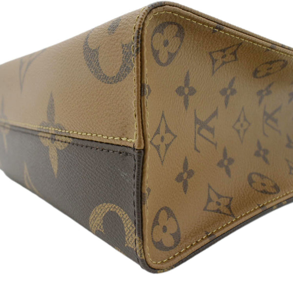 LOUIS VUITTON Onthego PM Giant Monogram Reverse Canvas Shoulder Bag Brown