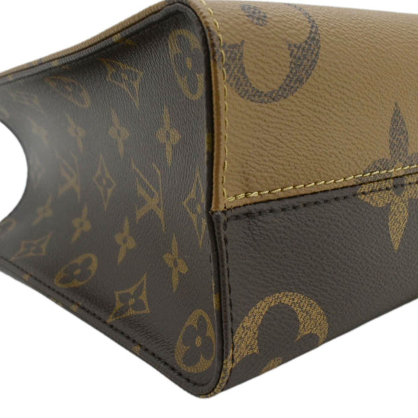 LOUIS VUITTON Onthego PM Giant Monogram Reverse Canvas Shoulder Bag Brown