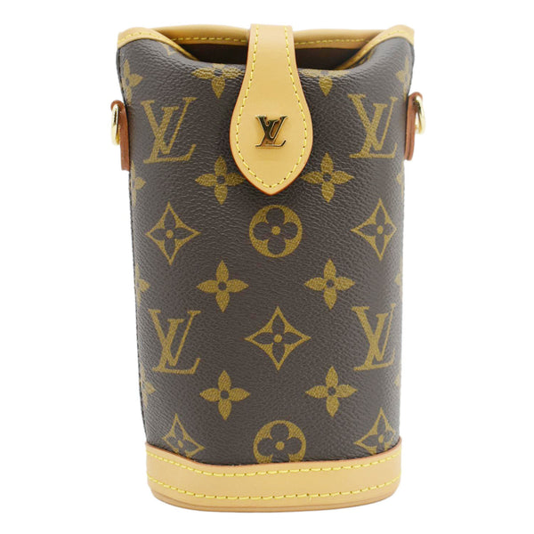 LOUIS VUITTON Fold Me Pouch Monogram Canvas Shoulder Bag Brown