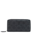 LOUIS VUITTON Mahina Leather Zippy Wallet Galet Black