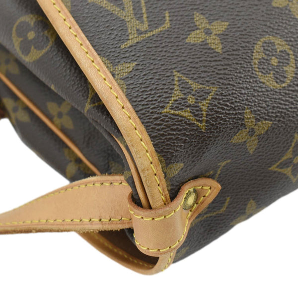 LOUIS VUITTON Saumur 30 Monogram Canvas Crossbody Bag Brown