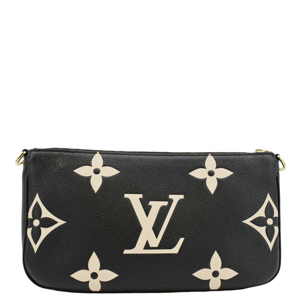 LOUIS VUITTON Multi Pochette Accessoires Monogram Empreinte Crossbody Bag Bicolor