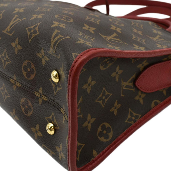 LOUIS VUITTON Popincourt Monogram Canvas Tote Bag Red