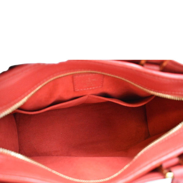 LOUIS VUITTON Popincourt Monogram Canvas Tote Bag Red