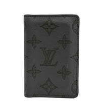 LOUIS VUITTON Monogram Shadow Pocket Organizer Gray