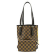 LOUIS VUITTON Marais Bucket Damier Ebene Shoulder Bag Brown