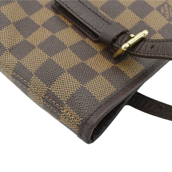 LOUIS VUITTON Marais Bucket Damier Ebene Shoulder Bag Brown