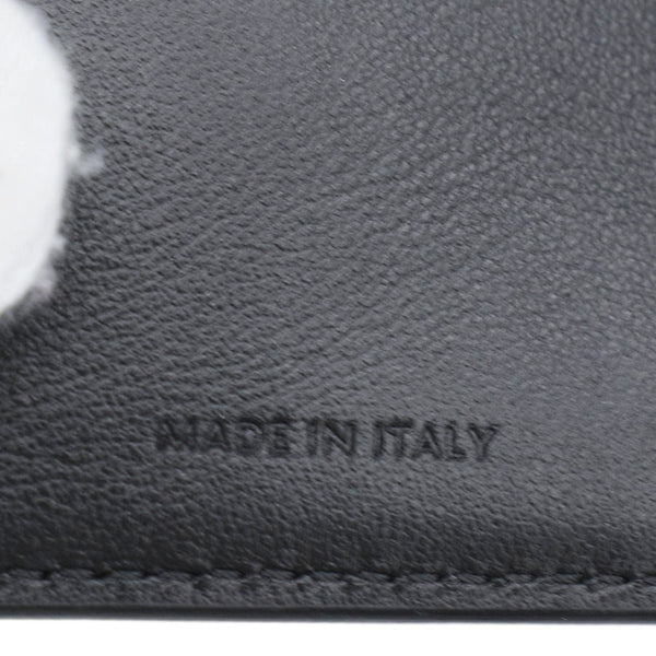 CELINE Triomphe Small Coated Canvas Wallet Black