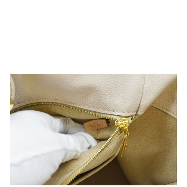 LOUIS VUITTON On My Side MM Monogram Canvas Shoulder Bag Cream