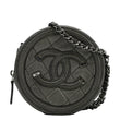 CHANEL Round Filigree Caviar Quilted Leather Crossbody Bag Black