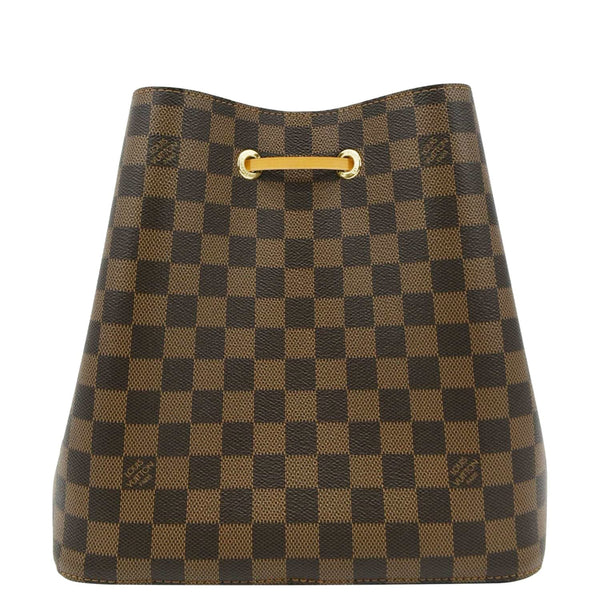 LOUIS VUITTON Neonoe Damier Ebene Shoulder Bag Orange