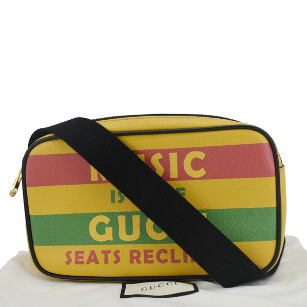 GUCCI 100 Centennial Music Is Mine Leather Belt Bag Multicolor 602695