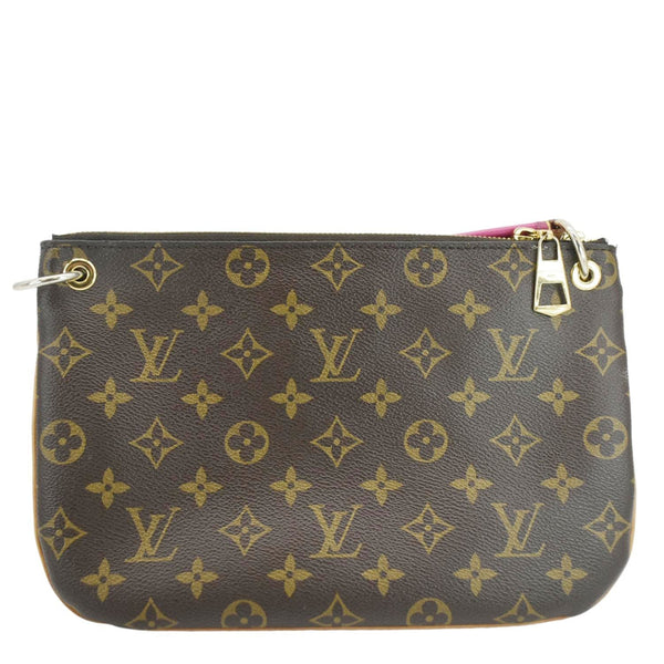 LOUIS VUITTON Lorette Monogram Canvas Shoulder Bag Brown