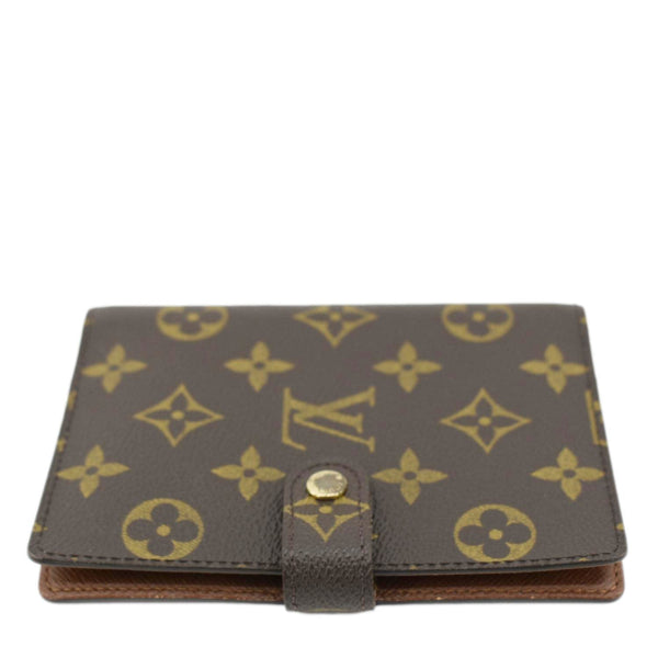 LOUIS VUITTON Ring Agenda Monogram Canvas Cover Brown