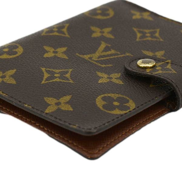 LOUIS VUITTON Ring Agenda Monogram Canvas Cover Brown