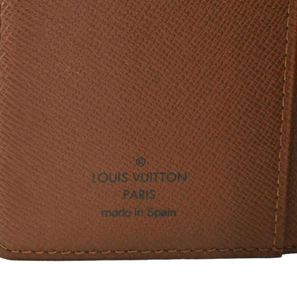 LOUIS VUITTON Ring Agenda Monogram Canvas Cover Brown