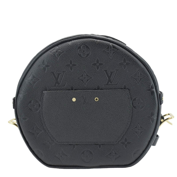 LOUIS VUITTON Boite Chapeau Souple MM Monogram Empreinte Shoulder Bag Black