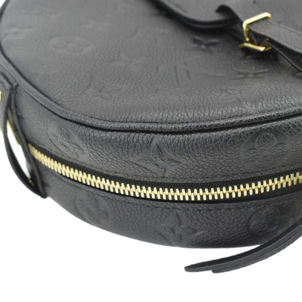 LOUIS VUITTON Boite Chapeau Souple MM Monogram Empreinte Shoulder Bag Black