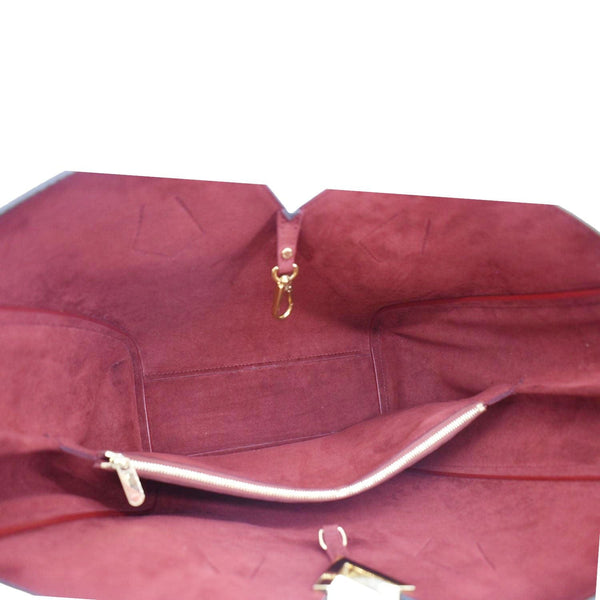 LOUIS VUITTON Kimono MM Monogram Canvas Tote Bag Red