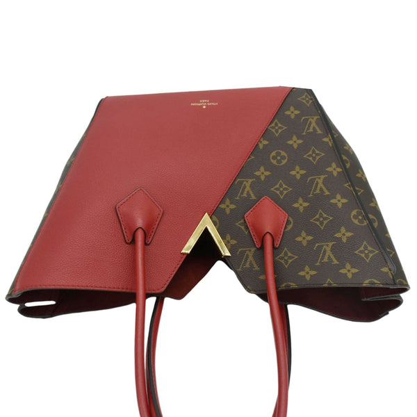 LOUIS VUITTON Kimono MM Monogram Canvas Tote Bag Red