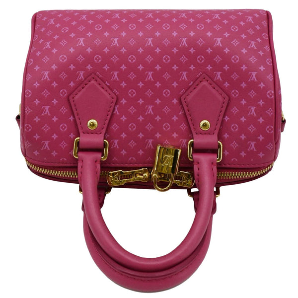 LOUIS VUITTON Speedy 20 Bandouliere Nanogram Leather top look