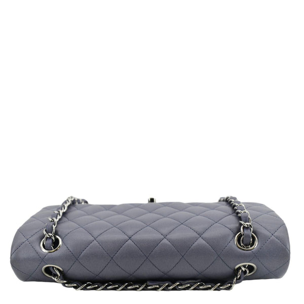 CHANEL Classic Double Flap Quilted Leather Shoulder Bag Lavender