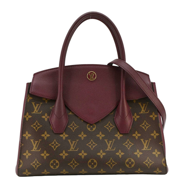 LOUIS VUITTON Florine Monogram Canvas Shoulder Bag Burgundy