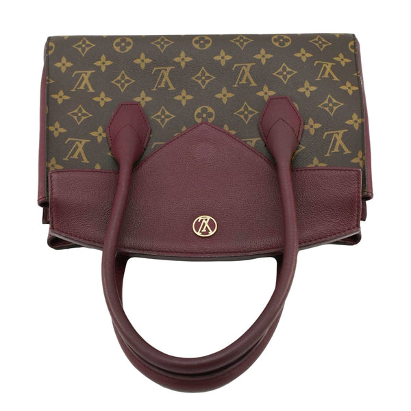 LOUIS VUITTON Florine Monogram Canvas Shoulder Bag Burgundy