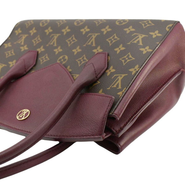 LOUIS VUITTON Florine Monogram Canvas Shoulder Bag Burgundy