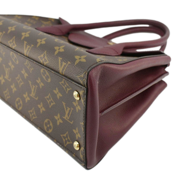 LOUIS VUITTON Florine Monogram Canvas Shoulder Bag Burgundy